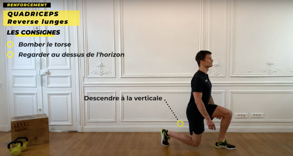 exercice de renforcement musculaire fessier quadriceps