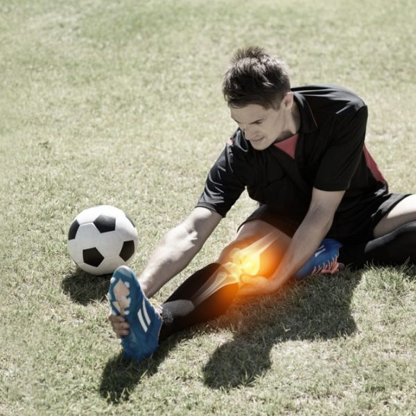 sportif avec blessure avec prise en charge par le kine du sport